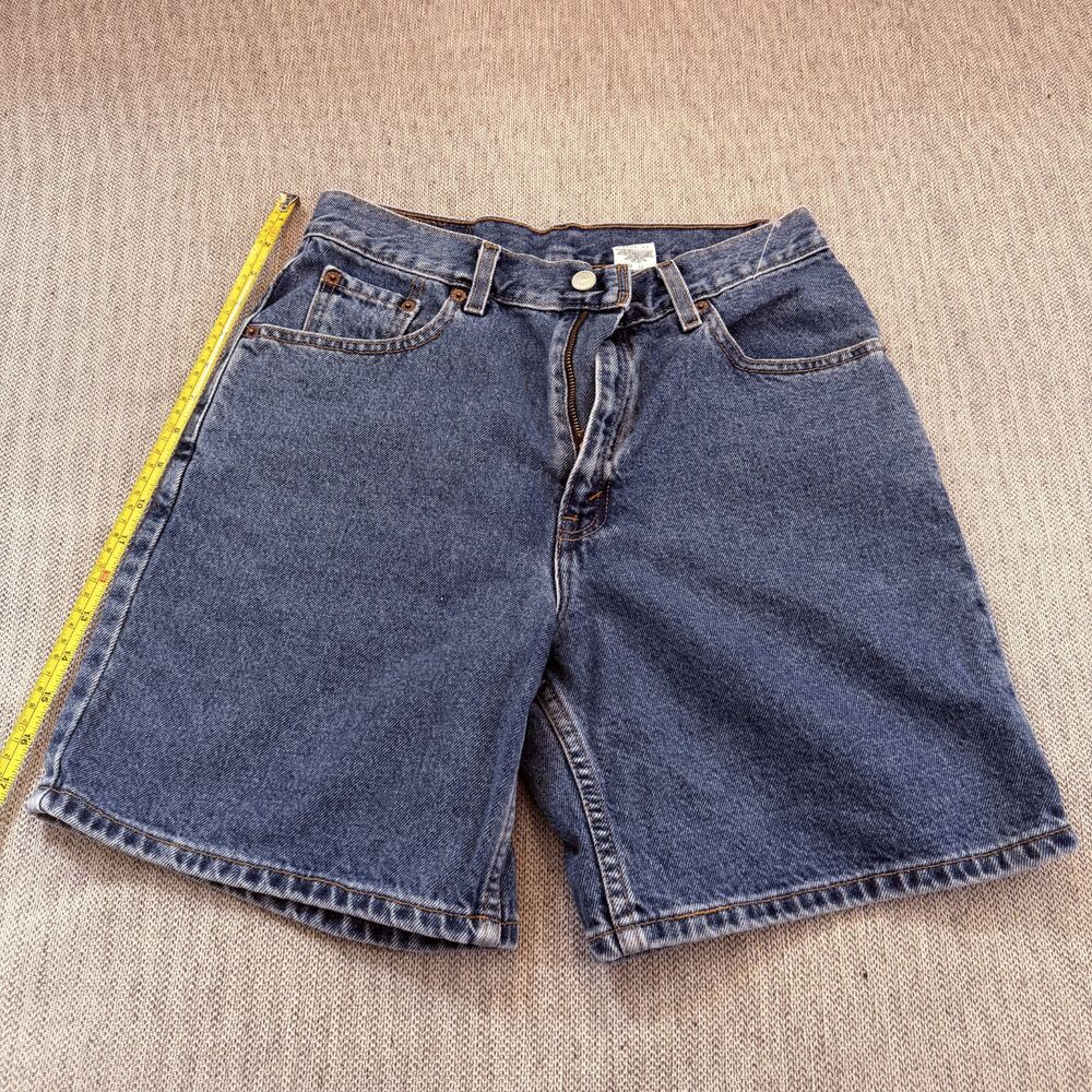 Levi’s Womens Denim Shorts Size 8 Blue High Rise 100% Cotton Classic 28 Waist